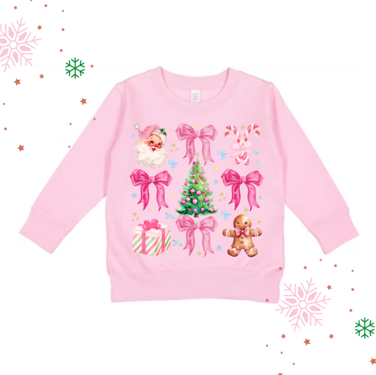 Coquette Christmas Sweatshirt